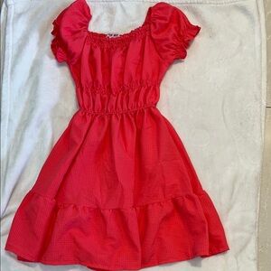 Charming Red Kids Dress